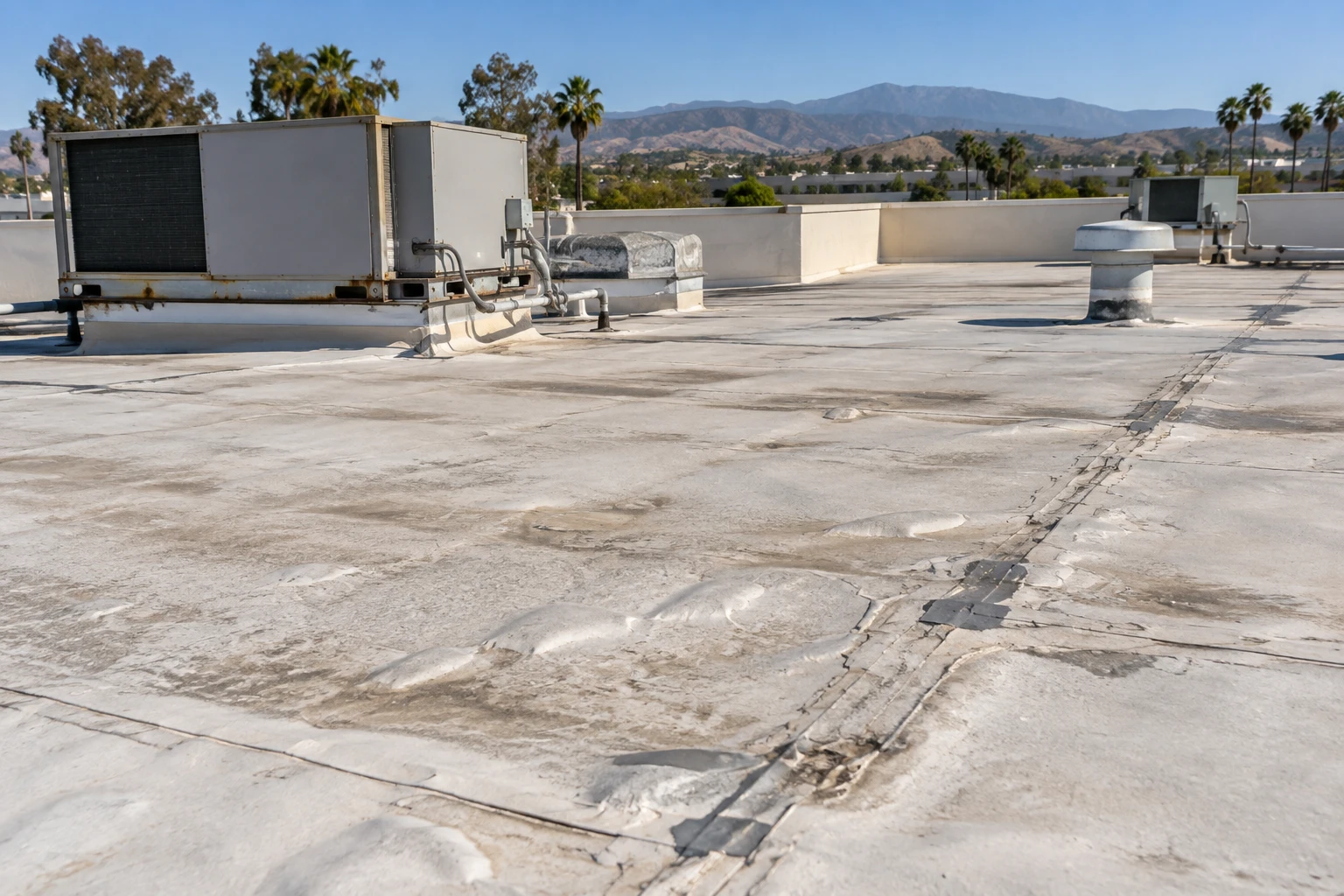 Heat and UV Roof Damage Repair in Fullerton, CA