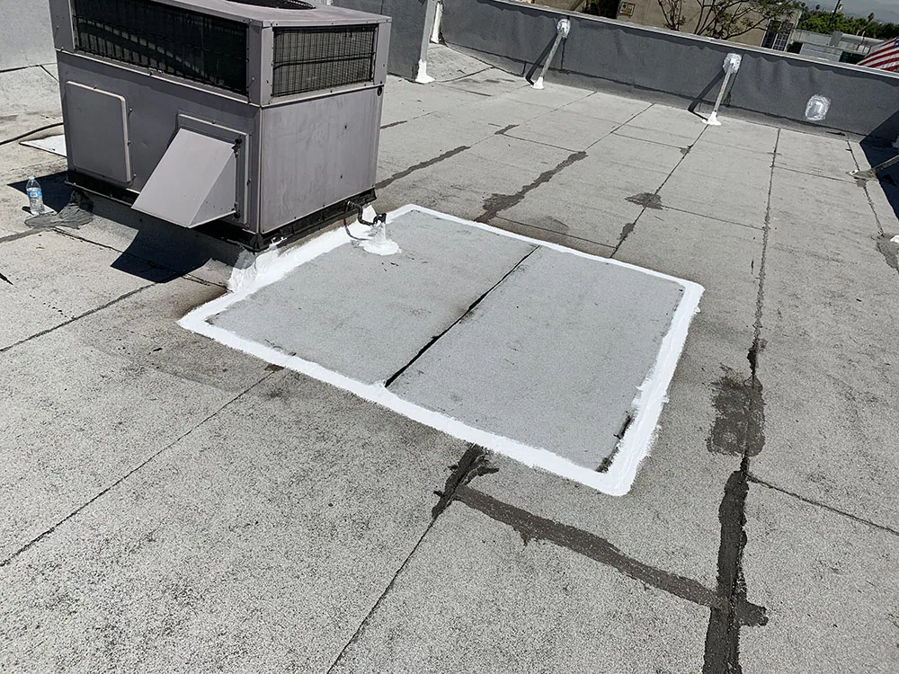Commercial Roof Membrane Puncture Repair in Fullerton, CA