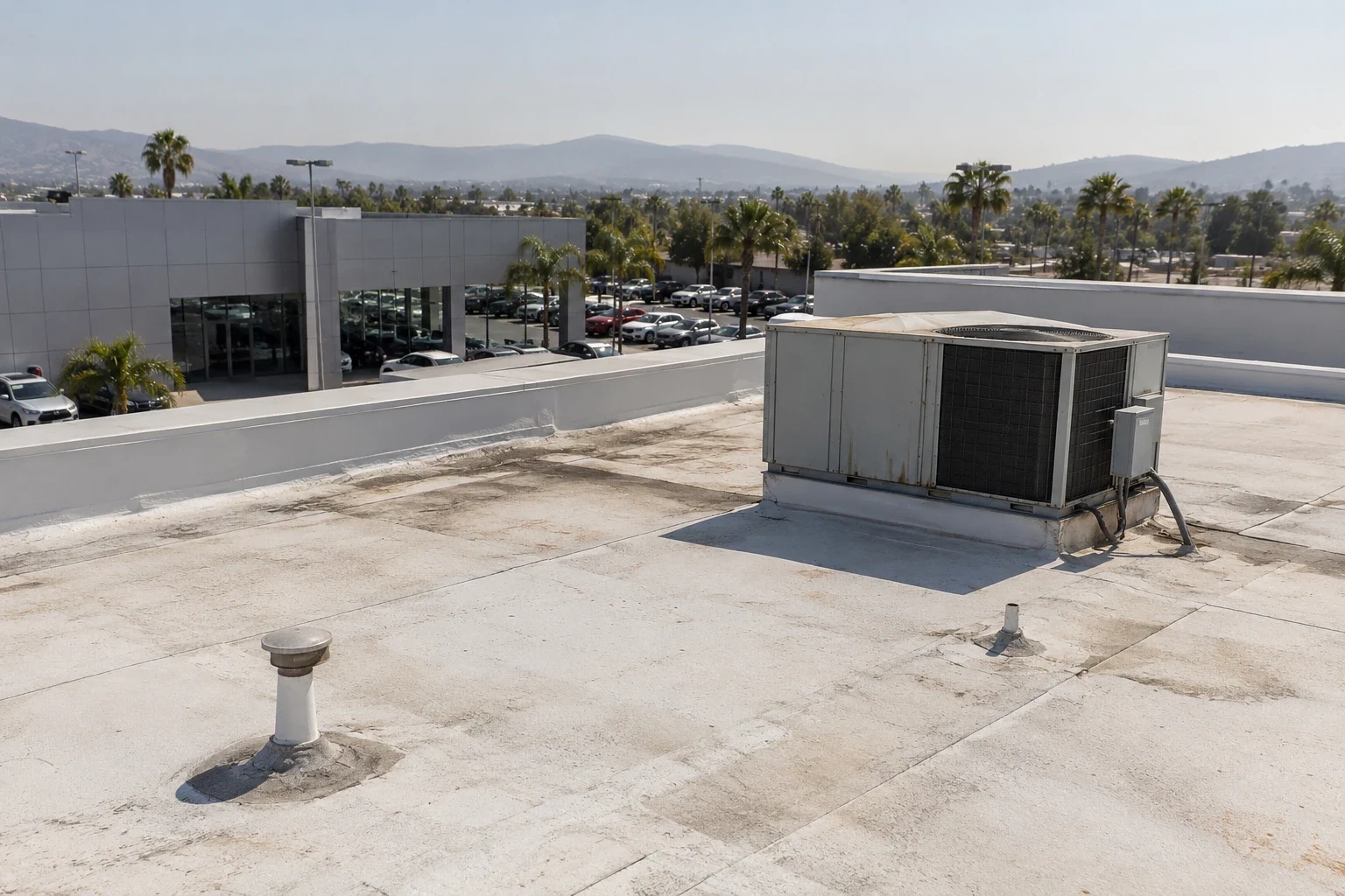 Auto Dealership Roofing in Fullerton, CA