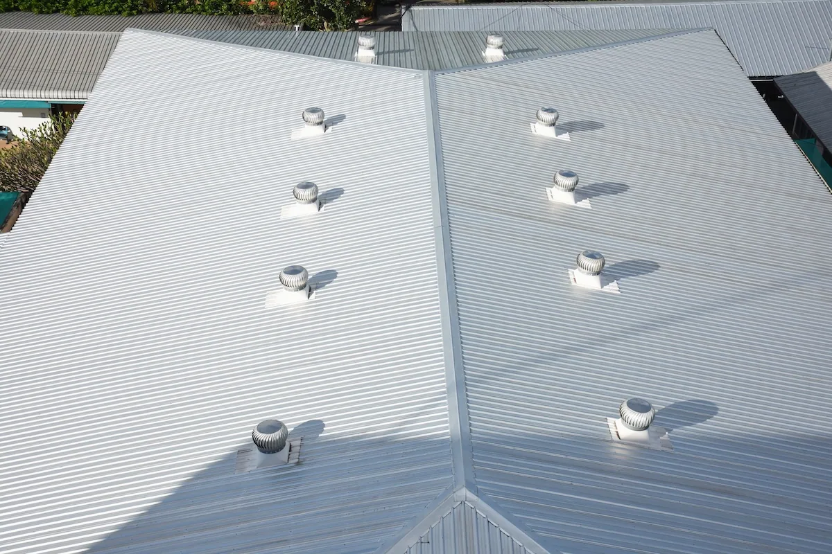 Commercial Metal Roof Retrofit in Fullerton, CA