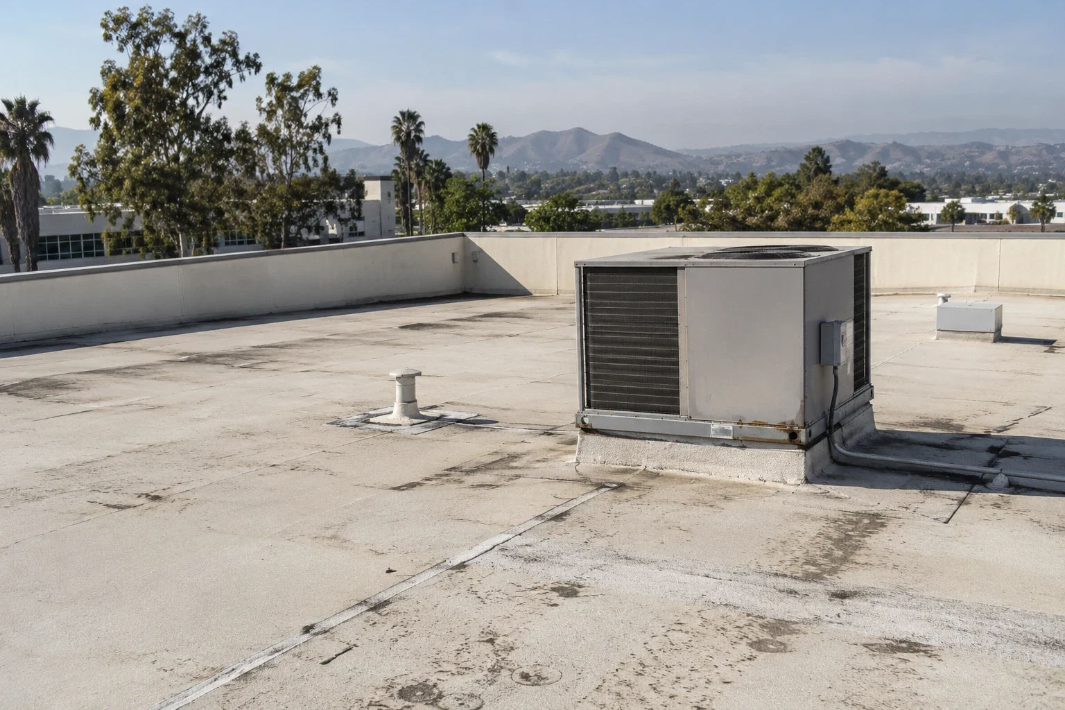 Commercial Roofing on Orangethorpe Avenue, Fullerton, CA